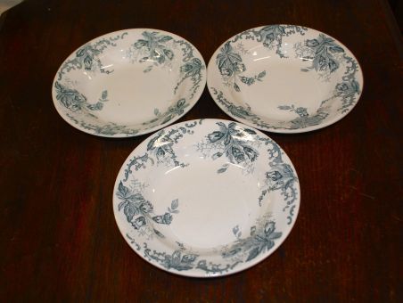 (n-7781) Nimy, Manufacture Imperiale Royale 1789, supi-pastataldrikud, 3tk