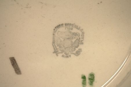 (n-7781) Nimy, Manufacture Imperiale Royale 1789, supi-pastataldrikud, 3tk