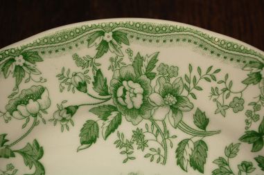 (n-7791/2) Ironstone Tableware, roheline vaagen