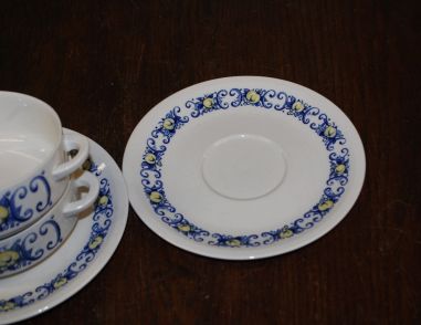 (n-7794) Villeroy & Boch Cadiz puljongitassid-taldrikud, 2tk