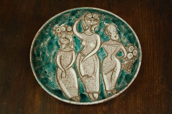 (n-7804) Fratelli Fanciullacci, keraamiline kauss "Kolm naist" nr717