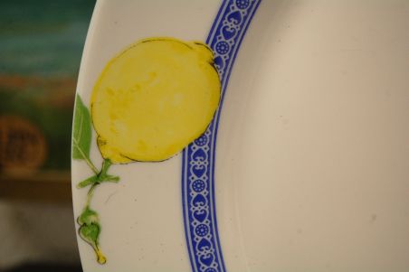 (n-7809) Arcopal Valencia, suur ümar sidrunitega vaagen, 1tk