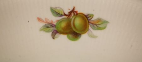 (n-7814) Bavaria Schumann Arzberg, puuviljadega sõel ja taldrik komplektis