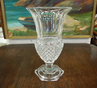 (n.7816) Val Saint Lambert, suur uhke jalal kristallvaas "Davis"