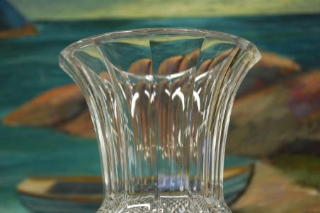 (n.7816) Val Saint Lambert, suur uhke jalal kristallvaas "Davis"
