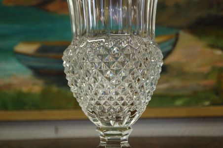 (n.7816) Val Saint Lambert, suur uhke jalal kristallvaas "Davis"