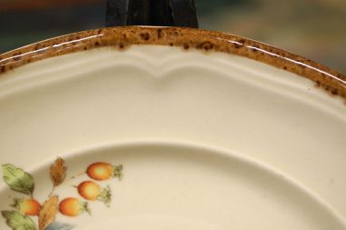 (n-7821/1) Quadrifoglio Ceramic, keraamilised salatitaldrikud "Kibuvits", 4tk