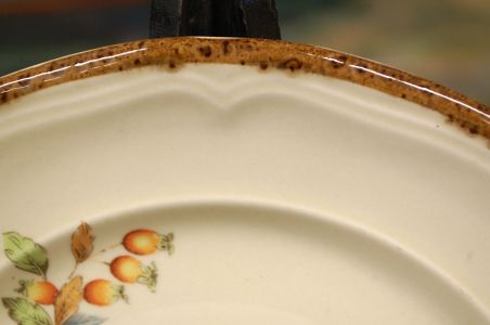 (n-7821/1) Quadrifoglio Ceramic, keraamilised salatitaldrikud "Kibuvits", 4tk