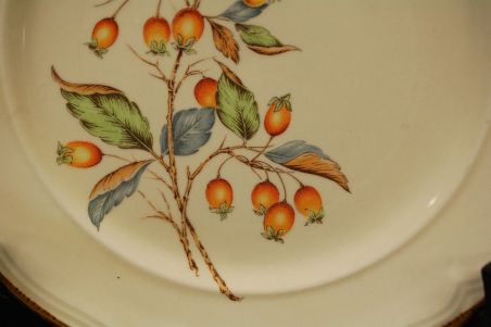 (n-7821/2) Quadrifoglio Ceramic, keraamilised supi-pastataldrikud "Kibuvits", 4tk