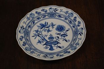 (n-7833) Original Bohemia ümar sibulamustriline vaagen 2