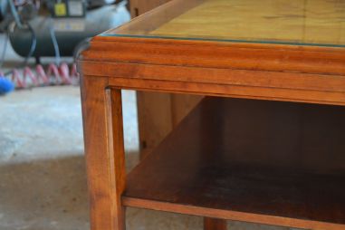 (L-822) Retro intarsiaga kohvilaud