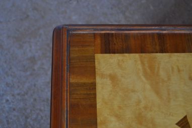 (L-822) Retro intarsiaga kohvilaud