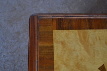 (L-822) Retro intarsiaga kohvilaud