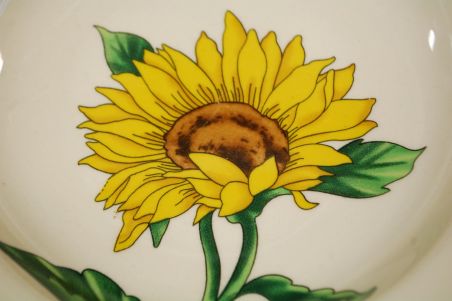 (n-7844/4) Päevalilledega supi-pastataldrikud, 6tk