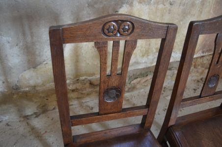 (n-7849) Luterma põhjaga toolid, 2 tk