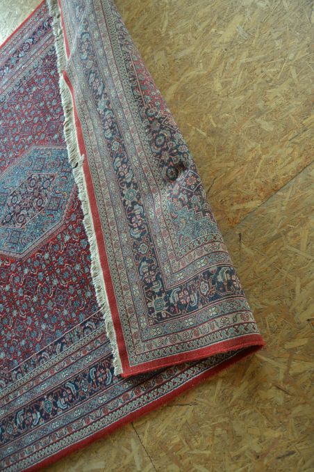 (n-7851) Suur raske käsitöövaip 2,46x3m