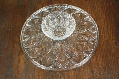 (n-7859) Klaasist/ kristallist tordivaagen jalal