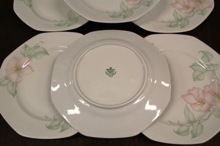 (n-7862/6) Bavaria Seltmann Weiden, õunapuu õitega praetaldrikud, 6tk