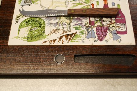 (n-7863) Lõikelaud noaga/ juustualus