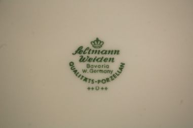 (n-7862/8) Bavaria Seltmann Weiden, õunapuu õitega supi-pastataldrikud, 6tk