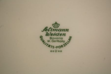 (n-7862/8) Bavaria Seltmann Weiden, õunapuu õitega supi-pastataldrikud, 6tk