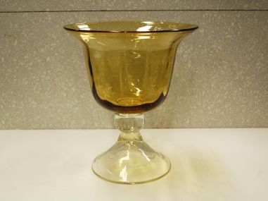 (n-7869) Kollane klaasist jalal kauss