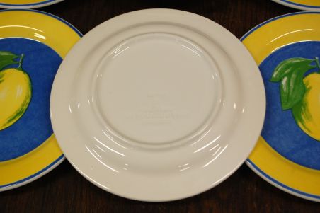 (n-7875/1) Ceramica Quadrifoglio, salatitaldrikud "Sidrun", 6tk