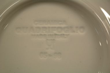 (n-7875/1) Ceramica Quadrifoglio, salatitaldrikud "Sidrun", 6tk