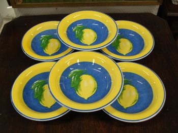 (n-7875/2) Ceramica Quadrifoglio, supi-pastataldrikud "Sidrun", 6tk