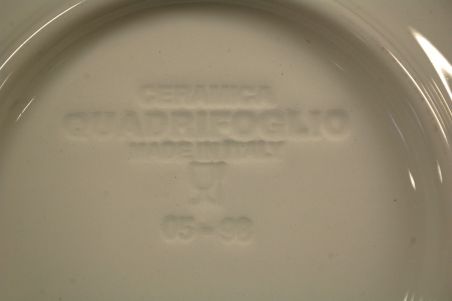 (n-7875/2) Ceramica Quadrifoglio, supi-pastataldrikud "Sidrun", 6tk