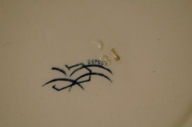 (n-7881)  Luneville, Depose antiiksed lindudega supi-pastatldrikud, 3tk