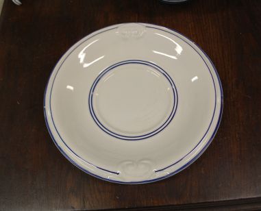 (n-7885) Suur käsitsimaalitud tirin, vaagen ja kulp komplektis