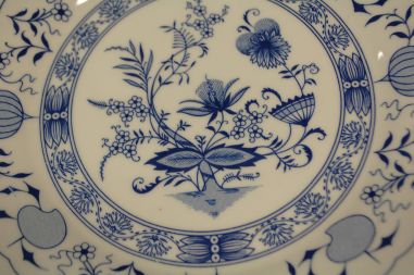 (n-7887/3) Ironstone Tableware, sibulamustriga taldrikud, 6tk