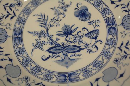 (n-7887/3) Ironstone Tableware, sibulamustriga taldrikud, 6tk