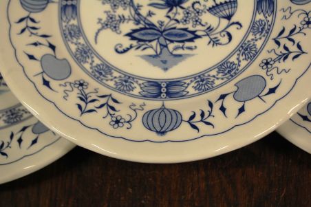 (n-7887/3) Ironstone Tableware, sibulamustriga taldrikud, 6tk