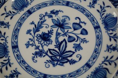 (n-7892/2) Bavaria Winterling Echt Kobalt, sibulamustriga salatitaldrikud, 8tk