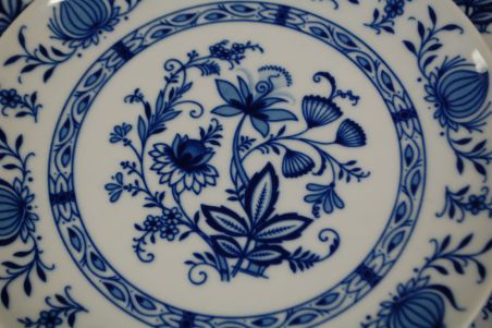 (n-7892/2) Bavaria Winterling Echt Kobalt, sibulamustriga salatitaldrikud, 8tk