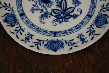 (n-7892/2) Bavaria Winterling Echt Kobalt, sibulamustriga salatitaldrikud, 8tk