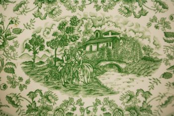 (n-7791/3) Ironstone Tableware, roheline vaagen 2