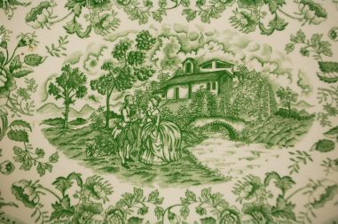 (n-7791/3) Ironstone Tableware, roheline vaagen