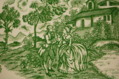 (n-7791/3) Ironstone Tableware, roheline vaagen