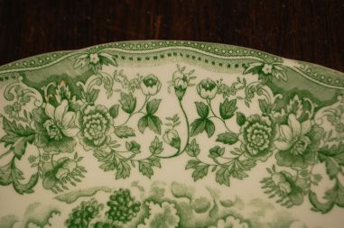 (n-7791/3) Ironstone Tableware, roheline vaagen