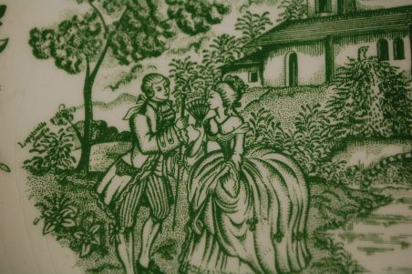 (n-7791/4) Ironstone Tableware, roheline suurem kauss