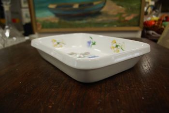 (n-7900/1) Lourioux Porcelaine, taimedega ahjuvorm 2