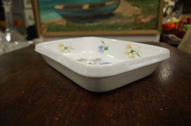 (n-7900/1) Lourioux Porcelaine, taimedega ahjuvorm