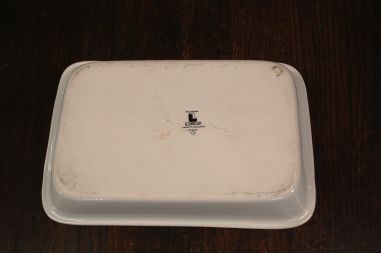 (n-7900/1) Lourioux Porcelaine, taimedega ahjuvorm