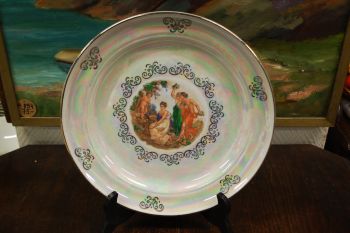 (n-7906) Pärlmutterpinnaga kena vaagen "Madonna"