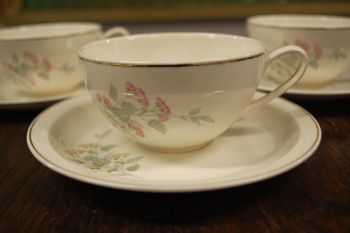 (n-7908/5) Petrus Regout & Co Maastricht, kohvitassid-taldrikud, 3tk 2