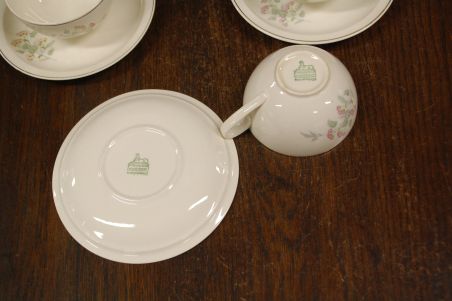 (n-7908/5) Petrus Regout & Co Maastricht, kohvitassid-taldrikud, 3tk