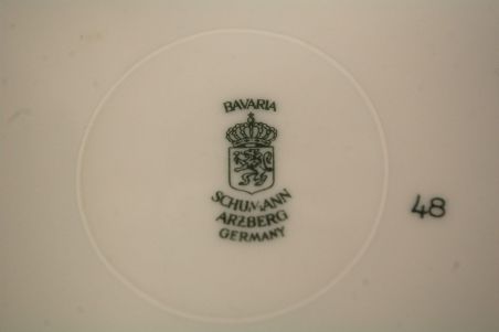 (n-7911) Bavaria Schumann Arzberg, meelespeadega pitsiline kauss